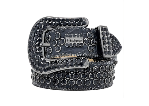 BB BELT 'black crystal'
