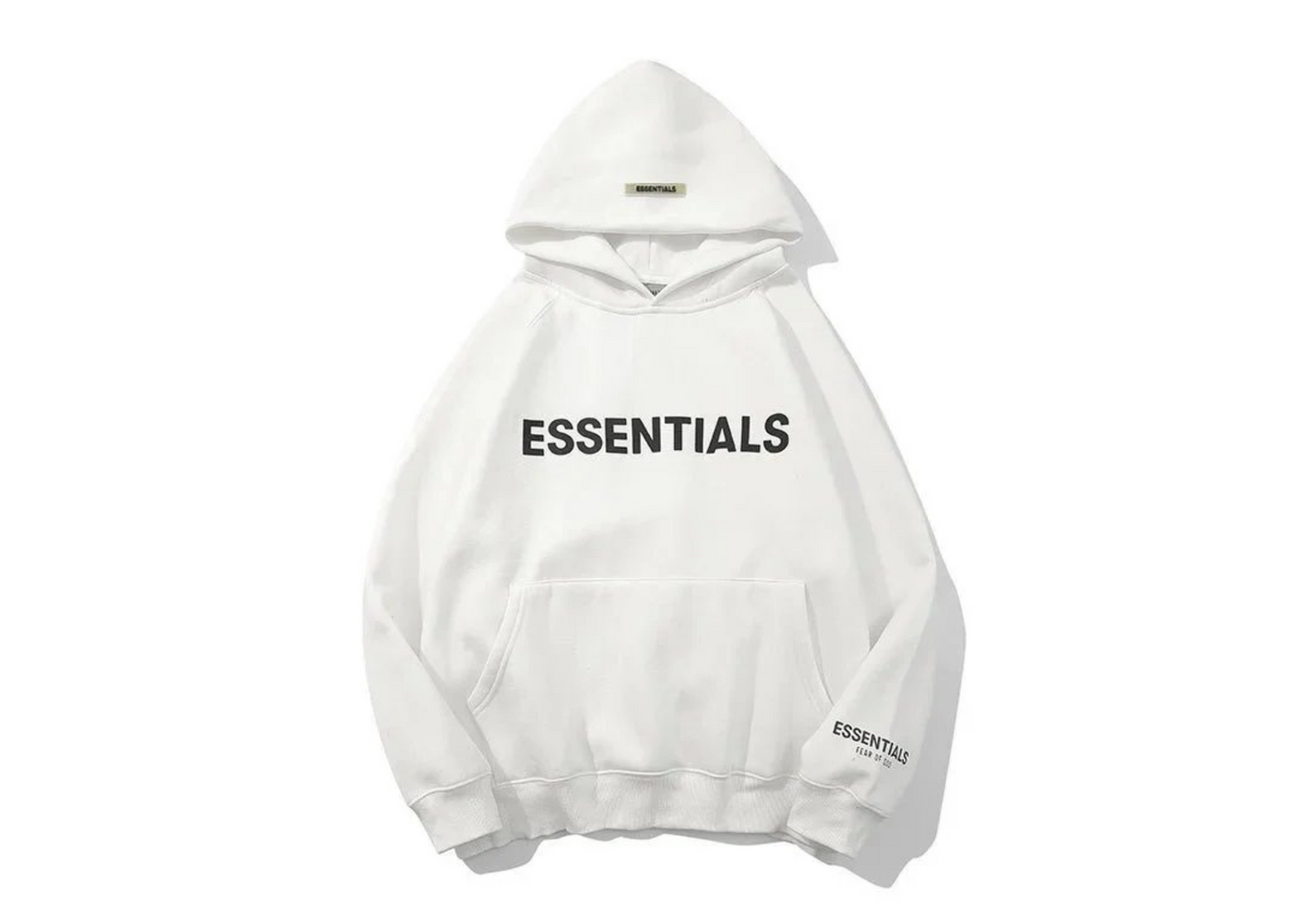 ESENTIALS HOODIE 'white'