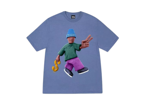 STUSY SHIRT PEACE 'blue'