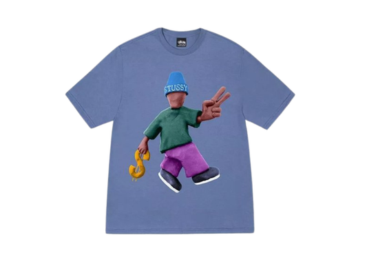 STUSY SHIRT PEACE 'blue'