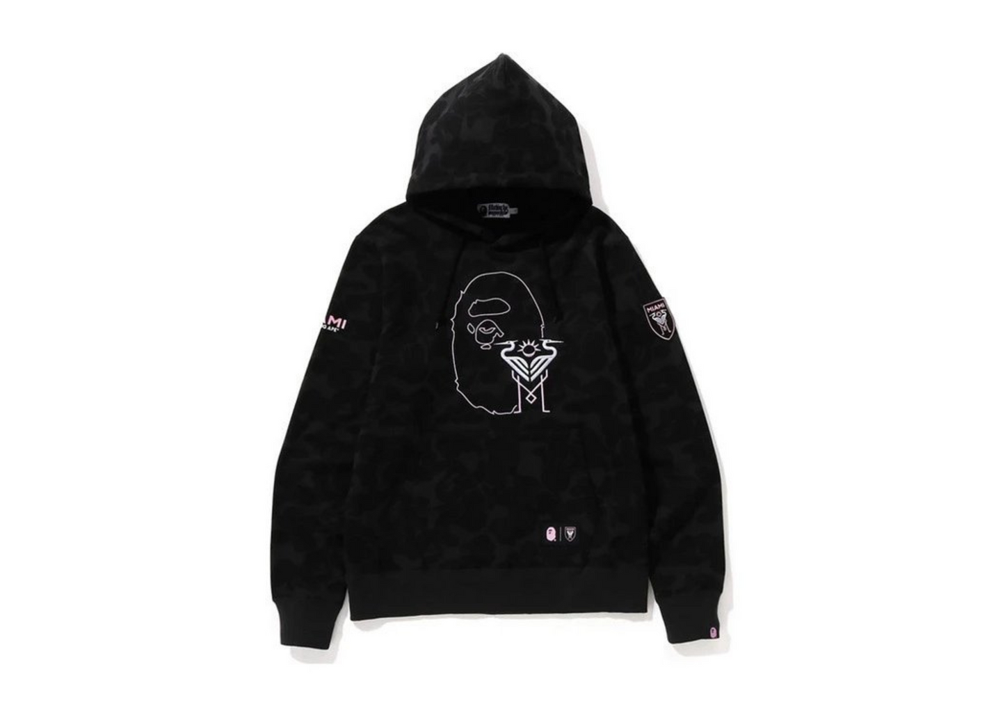 MIAMI APE HOODIE 'black'