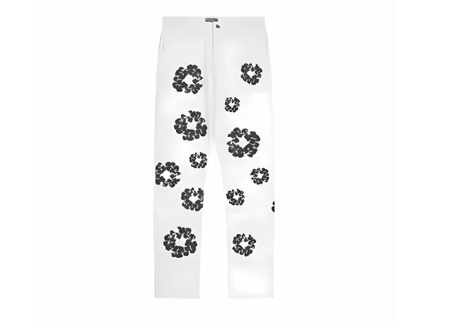 DEN1M TEAR JEANS 'white'